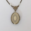 Vintage Cat Cameo Locket Necklace, Cat Jewelry, Vintage Jewelry