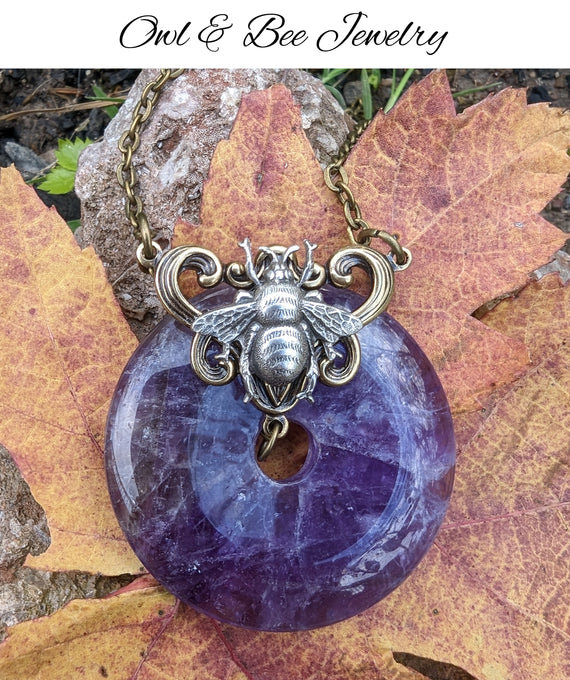 Owl and Bee Jewelry