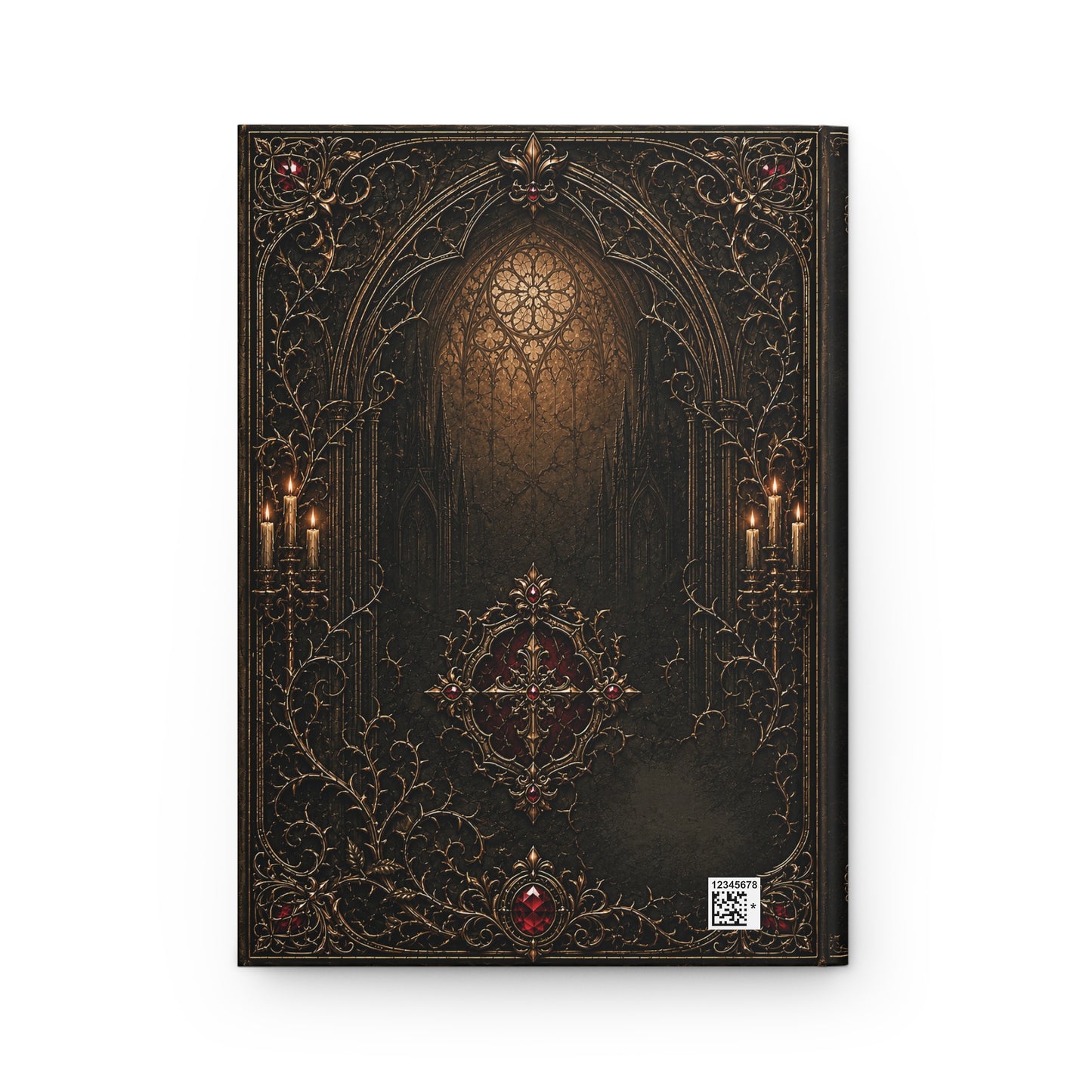 Gothic Red Dragon Hardcover Journal – Fantasy Dragon Notebook