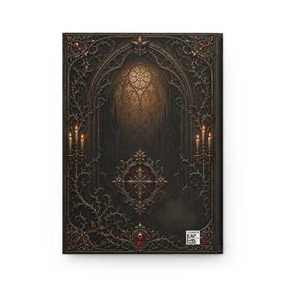 Gothic Red Dragon Hardcover Journal – Fantasy Dragon Notebook