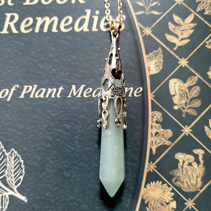 Natural Crystal Healing Stone Necklaces – Amethyst, Quartz & More
