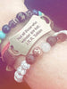 The Lord of the Rings Bracelet with leather strap, LOTR Jewelry, J.R.R. Tolkien, Not All Those Who Wander Are Lost