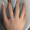 Heart Shaped Rose Gold Moissanite Engagement rings with Moissanite diamond stone. Wedding jewelry. Bridal Jewelry Jewelry