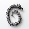 handmade steel dragon bracelet