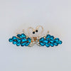 Crystal Swan Hair Clips, Swan Rhinestone Hair Barrette