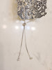 Sterling Silver Plated Dragonfly Cuff Bracelet with Sapphire Swarovski Crystals