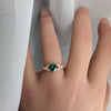 emerald engagement rings in rose gold, heart shaped rings, bridal jewelry jewelry, emerald rings engagement