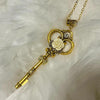 Fantasy Skeleton Key Necklace as Featured in the book, "The Girl Who Fell in the Rice Sack". Fantasy jewelry