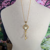 Fantasy Skeleton Key Necklace as Featured in the book, "The Girl Who Fell in the Rice Sack". Fantasy jewelry
