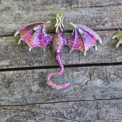 Dragon Brooch Necklace | 2-in-1 Fantasy Dragon Jewelry