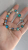 Radiant Blue Crystal Bracelet with Gold Accents