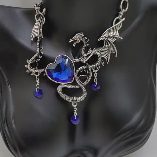 dragon choker necklace-fantasy jewelry