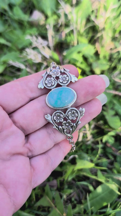 Blue Amazonite Ocean stone bracelet