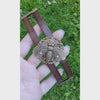Brass Bumble Bee Tiered Adjustable Leather Bracelet