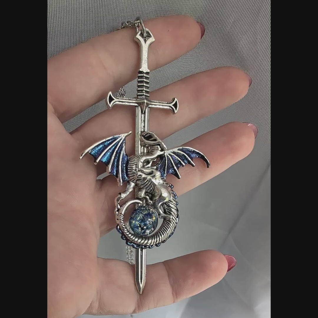 Fantasy dragon lover jewelry