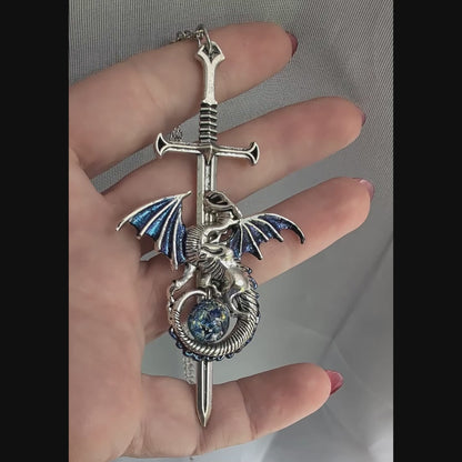 Fantasy dragon lover jewelry