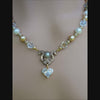 Video of vintage wedding necklace with heart