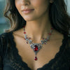 vintage_gothic_Swarovski_scarlet_red_crystal_vampire_necklace_-_vintage_jewelry_-_wedding_jewelry_set