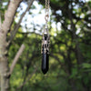 Natural Crystal Healing Stone Necklaces, Amethyst Crystal Jewelry, Black Onyx Jewelry, Quartz Crystal, Aventurine Crystal, Gothic Jewelry