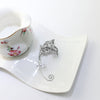 Silver Elf Ear Leaf Cuffs, Elvish Jewelry, Fantasy Wrap Earrings