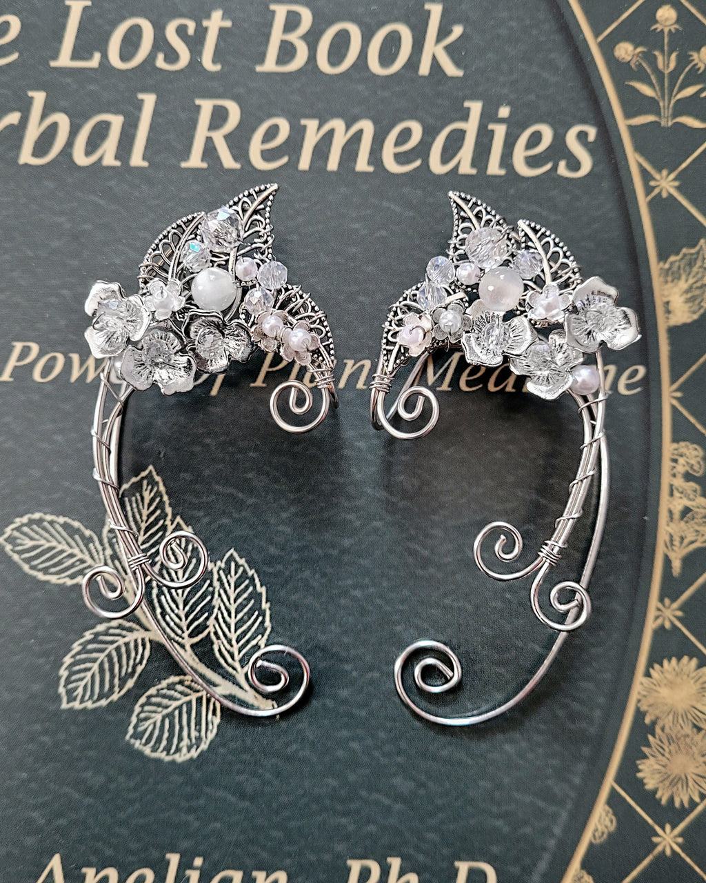 Boucles D'oreilles Elfe Gothique Argentées - Manchettes Cosplay Vintage - Pour Adolescentes Et Fêtes - 11
