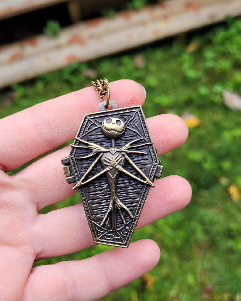 Jack Skellington Pocket Watch, Halloween Jewelry, The  display picture 1