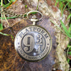 Harry Potter Platform 9 3/4 Pocket Watch Necklace, Harry Potter Jewelry, Fantasy Jewelry